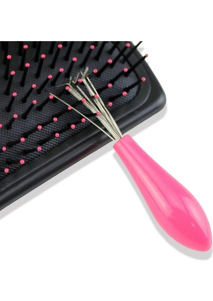 Pembe Tarak Fırça Temizleyici Temizleyici Sökücü Gömülü Güzellik Aracı Plastik Saplı Saç Tarak Temizleme Kanca Salon Kuaförlük Aracı Berber (Yurt Dışından) fiyatları