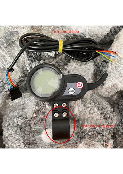 10 Inç Elektrikli Scooter Ekranı Için Hızlandırıcı Kullanımı ile Elektrikli Scooter LCD Ekran, 36V (Yurt Dışından) indirimleri