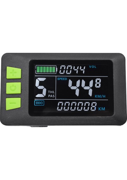 P3C LCD Ekran Kontrol Paneli Renkli Ekran 24V 36V 48V 60V Elektrikli Bisiklet Ölçer Elektrikli Scooter Için (5pın) (Yurt Dışından)