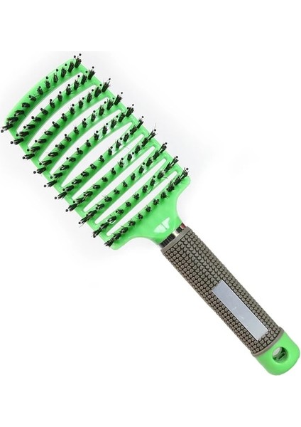 Tip A Yeşil Saç Fırçası Saç Derisi Masaj Tarak Saç Fırçası Kıl ve Naylon Kadın Islak Kıvırcık Detangle Saç Fırçası Salon Kuaförlük Şekillendirici Araçları (Yurt Dışından)