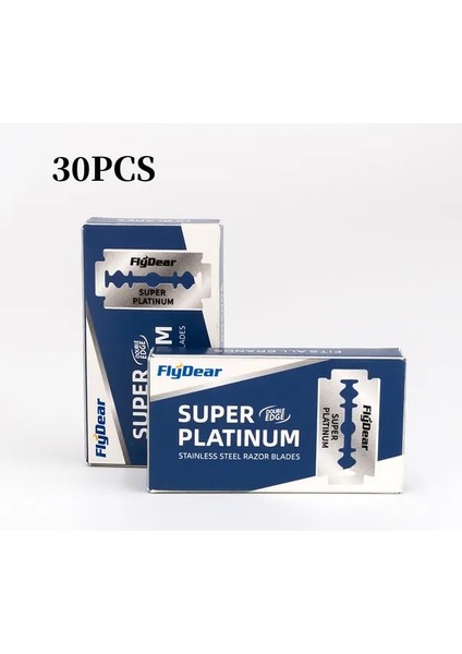 30 Adet Bıçak Yeni Ayarlanabilir Emniyetli Jilet Erkek Katlanır Tıraş Çift Kenar Klasik Güvenlik 5 Pcs Titanyum Kaplamalı Bıçaklar Tıraş Makinesi Tıraş Bıçağı (Yurt Dışından)