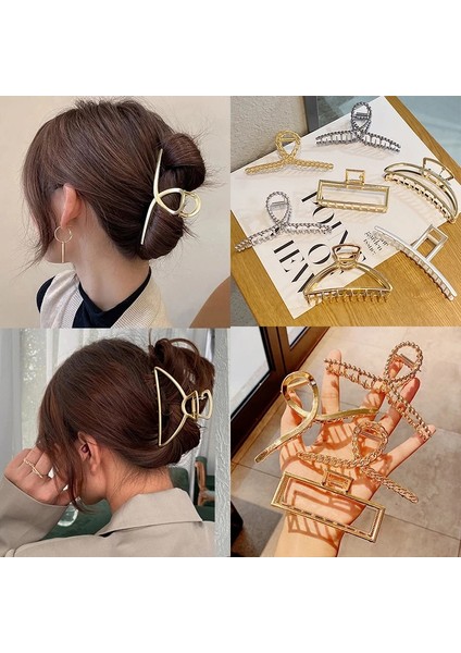 Stil 3 Kadın Metal Saç Pençeleri Şık Tokalarım Tokalar Tokalar Bayanlar Saç Tokası Şapkalar Kızlar Süsler Yengeç Saç Aksesuarları (Yurt Dışından) fiyatları