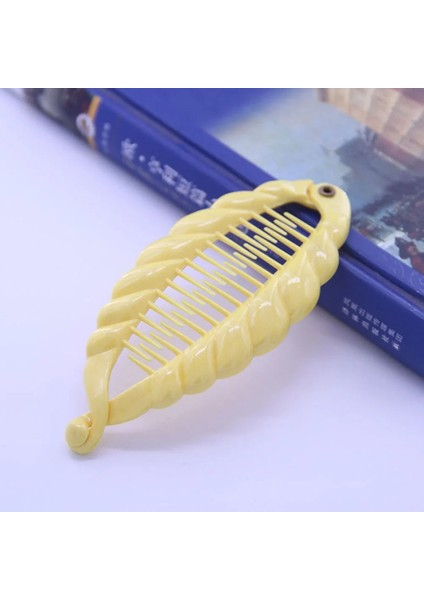 Sarı 1 Adet Moda Farklı Tasarım Balık Kuyruğu Klip Bayan Balık Klasörü Balık Kuyruğu Klip Firkete Headdress Muz Şekli Saç Aksesuarları (Yurt Dışından) indirimleri