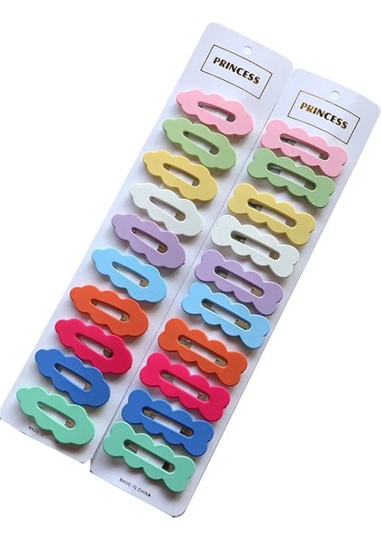 C7-10 Adet 6/10 Adet Yapış Saç Klipleri Mat Renkler Metal Akrilik Plastik Tokalarım Kadınlar Çocuklar Bebek Kız Saç Aksesuarları Kaymaz Firkete (Yurt Dışından)