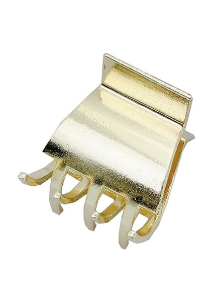 Altın 2.5cm 1 Adet Küçük 2-5cm Siyah Saç Pençeleri Plastik Mat Yan Saç Klipleri Kızlar Küçük Firkete Saç Şekillendirici Hairgrips Yüksek At Kuyruğu Kadın Pençeleri (Yurt Dışından)