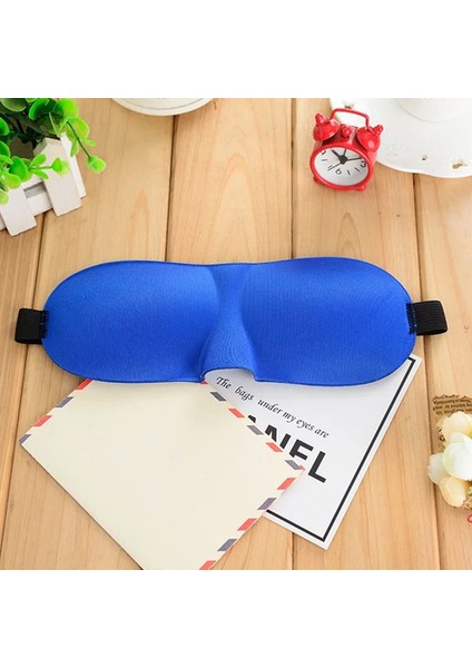 Gri 3D Yastıklı Yumuşak Uyku Seyahat Dinlenme Göz Uyku Maskesi (Yurt Dışından)