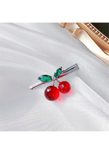 C 1 Adet Moda Kristal Kiraz Saç Tokası Sevimli Tatlı Tokalar Barrette Headdress Kadınlar Için Kız Saç Aksesuarları Patlama Yan Klip Şapkalar (Yurt Dışından) indirimleri