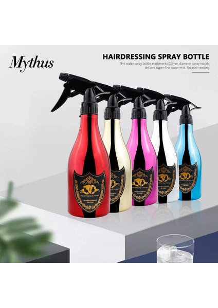 Altın 550 ml Abs Saç Spreyi Şişesi Salon Su Püskürtme Şişesi Saç Kuaförlük Ince Sis Profesyonel Kuaför Berber Aksesuarları (Yurt Dışından)