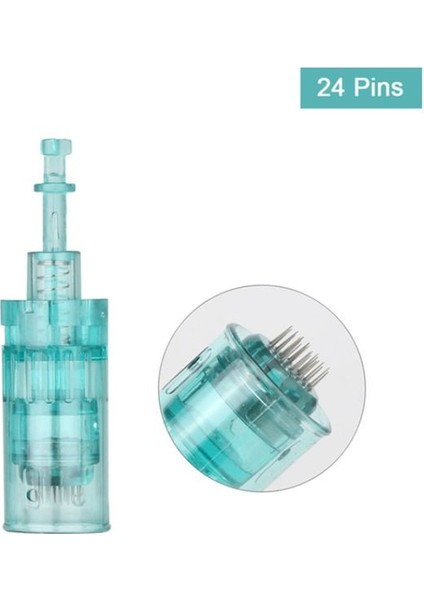 5 Adet 24 Pin 5 Adet Dr Kalem Ultima A6S Kartuşları Mikro Iğneleme Kalem Iğneleri Cilt Bakım Kalemi Süngü Yedek Kafa 11 16 36 42 Nano Mikro Iğne (Yurt Dışından)