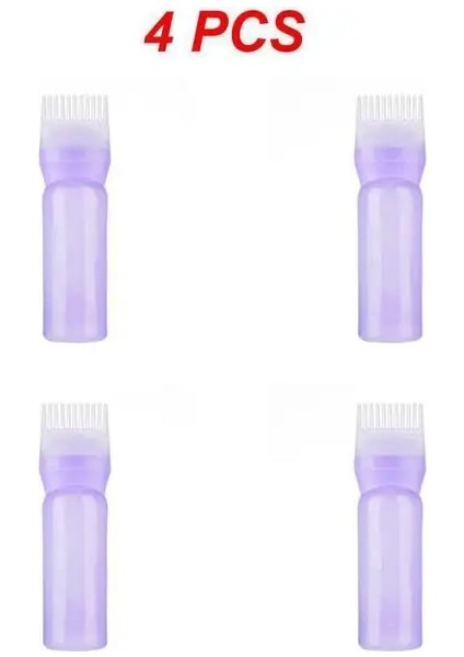 Stil B 4 Adet 1 ~ 5 Adet 120 ml Renkli Plastik Saç Boyası Doldurulabilir Şişe Aplikatör Tarak Dağıtım Salon Saç Boyama Kuaförlük Şekillendirici (Yurt Dışından) fiyatları