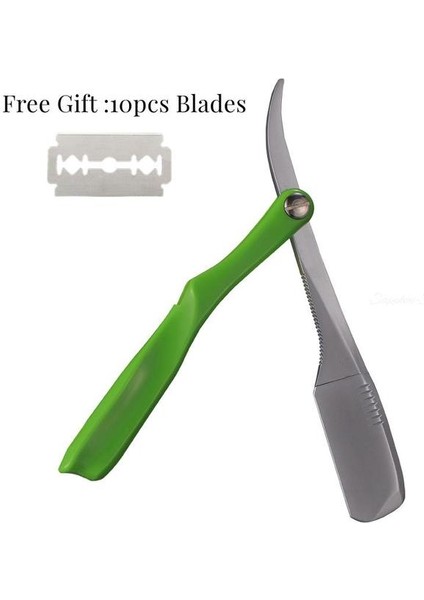 Gn Abs Saplı Jilet Erkek Tıraş Berber Aletleri Düz Manuel Jilet Kuaförlük Bıçağı Kaş Tıraş Paslanmaz Çelik Düz Jilet Ücretsiz 10 Bıçak (Yurt Dışından) fiyatları