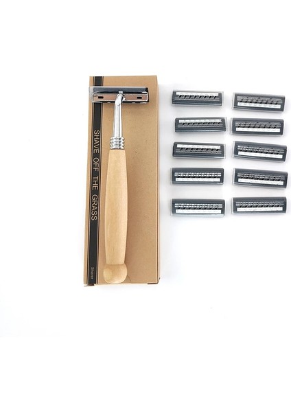 1 Adet Ahşap Jilet Çevre Dostu Yeniden Kullanılabilir Ahşap Jilet Tek Kullanımlık Olmayan Paslanmaz Çelik Jilet Değiştirilebilir Jilet Kafası Retro Sakal Bıçağı Erkekler Tıraş (Yurt Dışından) indirimleri