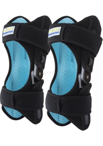 2 Adet Yükseltilmiş Üç Hızlı Ayarlanabilir Diz Eklemi Patella Sabit Destek Açık Yardımcı Diz Güçlendirici (Yurt Dışından)