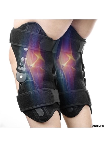 2 Adet Yükseltilmiş Üç Hızlı Ayarlanabilir Diz Eklemi Patella Sabit Destek Açık Yardımcı Diz Güçlendirici (Yurt Dışından) fiyatları
