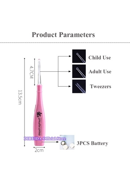 XR0929-1PCS Orijinal Kulak Kiri Temizleyici Spiral Kulak Temizleme Cihazı Kazma Balmumu Kulak Kiri Sökücü Yumuşak Spiral Kulak Toplayıcı Bakım Aracı Taşınabilir Yeni Tasarım (Yurt Dışından) modelleri
