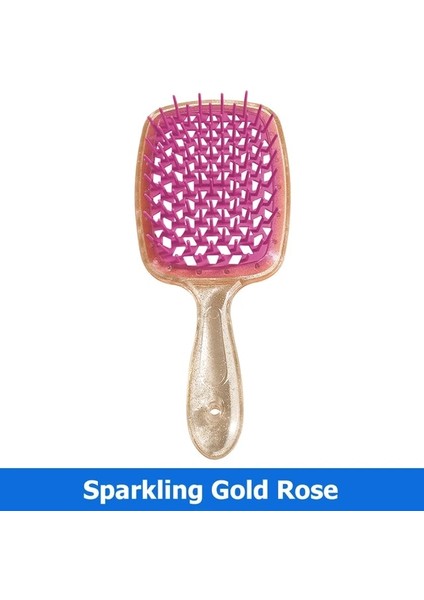 WS024-E Janeke Geniş Diş Hava Yastığı Tarak Salon Saç Derisi Masaj Tarak Saç Fırçası Buğday Samanı Çevre Koruma Janeke Saç Fırçası (Yurt Dışından)