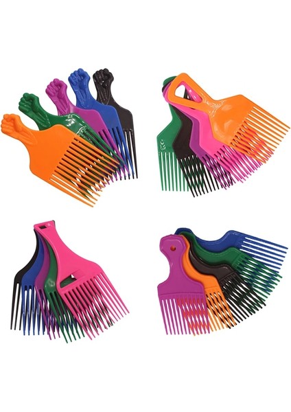 543-RANDOM-1PC 1 Parça Geniş Diş Fırçası Seçim Tarak Çatal Saç Fırçası Ekleme Saç Alma Tarak Plastik Dişli Tarak Kıvırcık Afro Saç Şekillendirici Araçları (Yurt Dışından) indirimleri