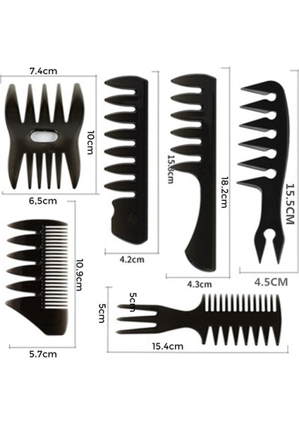 1 Adet No 3 Yeni Erkek Saç Tarak Profesyonel Kuaförlük Berber Geniş Diş Saç Fırçası Erkekler Tarak Saç Adam Berber Saç Şekillendirici Araçları (Yurt Dışından)