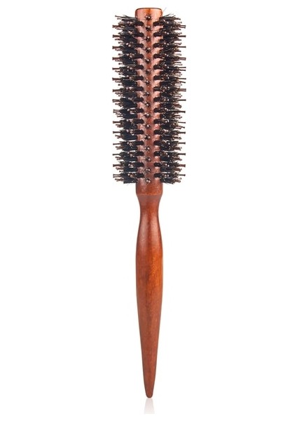 ZB-ZWMGS-12MM Berber Saç Yuvarlak Rulo Ahşap Saç Fırçası Domuzu Kıl Naylon Saç Tarak Kuaförlük Taraklar Yuvarlak Kürek Fırça Kadın Erkek Kıvırcık Saç (Yurt Dışından)
