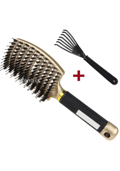 Gök Mavisi ve Fırça Saç Derisi Masaj Tarak Kıl Naylon Saç Fırçası Islak Kıvırcık Detangle Anti-Statik Saç Fırçası Profesyonel Salon Kuaförlük Tarzı (Yurt Dışından) modelleri