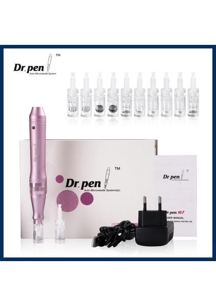 20 Adet 3D Dr. Pen Ultima M7 Elektrikli Profesyonel Derma Kalemi 12 Adet Nanoiğneli Dövme Makinesi Mezoterapi Cilt Bakımı Aracı Spa Bakımı Için (Yurt Dışından)