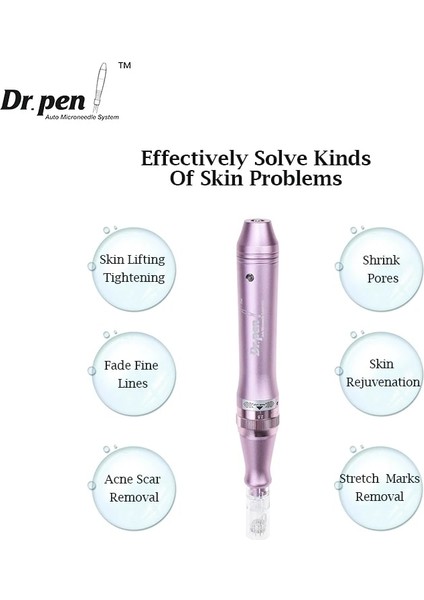 20 Adet 3D Dr. Pen Ultima M7 Elektrikli Profesyonel Derma Kalemi 12 Adet Nanoiğneli Dövme Makinesi Mezoterapi Cilt Bakımı Aracı Spa Bakımı Için (Yurt Dışından)