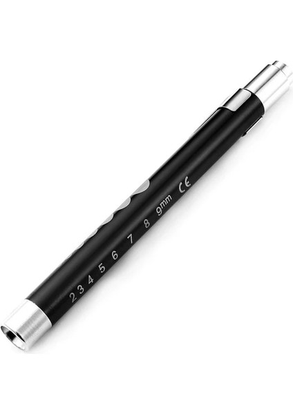 Siyah LED Tıbbi Cep Ilk Yardım Penlight Torch Göz Burun Diş El Feneri Otoskop Kulak Balmumu Işık Endoskop Doktor Doktorlar Için (Yurt Dışından)