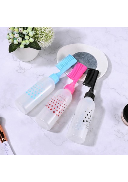 Pembe Saç Boyası Şişeleri Taşınabilir Pratik Boyama Fırçaları Plastik Saç Boyama Boş Şişe Doldurulabilir Şekillendirici Alet Kaynağı (Yurt Dışından) fiyatları