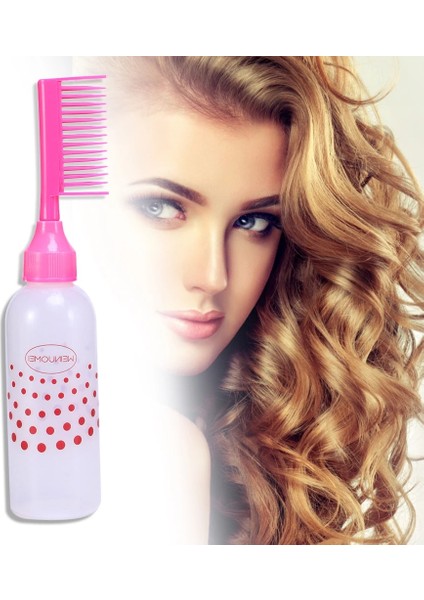 Pembe Saç Boyası Şişeleri Taşınabilir Pratik Boyama Fırçaları Plastik Saç Boyama Boş Şişe Doldurulabilir Şekillendirici Alet Kaynağı (Yurt Dışından) modelleri