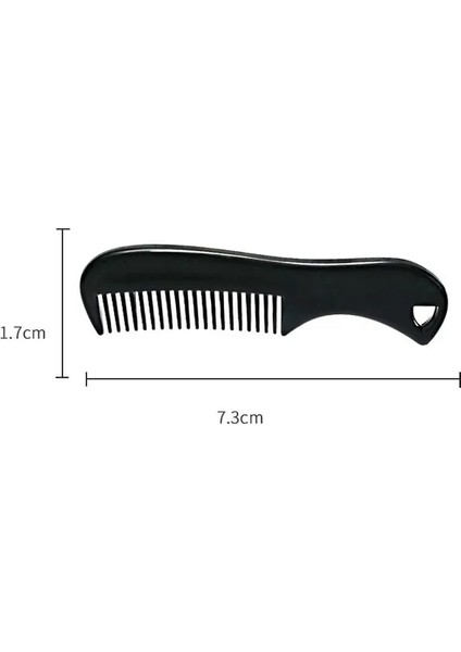 Plastik Tarak Mini Cep Sakal Tarağı Metal Erkek Tıraş Fırçası Taşınabilir Yüz Saç Bakım Kırpma Araçları Seyahat Ev Bıyık Taraklar (Yurt Dışından)
