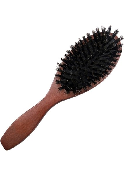 Kahverengi Deliksiz Yeni Varış Saç Fırçası Ahşap Saplı Domuzu Kıl Sakal Tarak Şekillendirici Dolaşık Açıcı Düzeltin Kahverengi Lotus Domuzu Kıllar Masaj Tarağı (Yurt Dışından) fiyatları