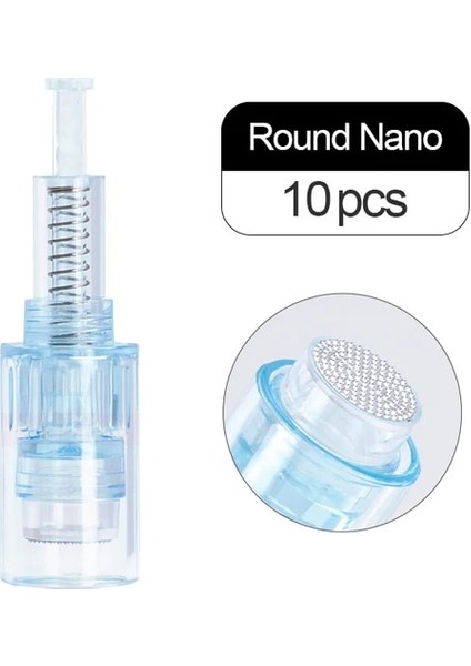 10 Adet Nano Dr Pen Ultima X5 Derma Kalemi Kablosuz Mikro Iğne Makinesi 12 Kartuş Mikro Iğne Haddeleme Sistemi Vida Kartuş Ucu Kiti (Yurt Dışından)