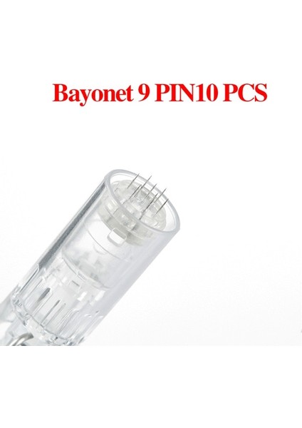 10 Adet 9pın Ihtiyaç Süngü Cilt Bakım Kalemi Mym Elektrikli Mikro Iğne Kalem Pul Pul Gözenekleri Küçültmek Cihazı Cilt Damgası Terapi Cilt Bakımı Güzellik Aracı (Yurt Dışından)