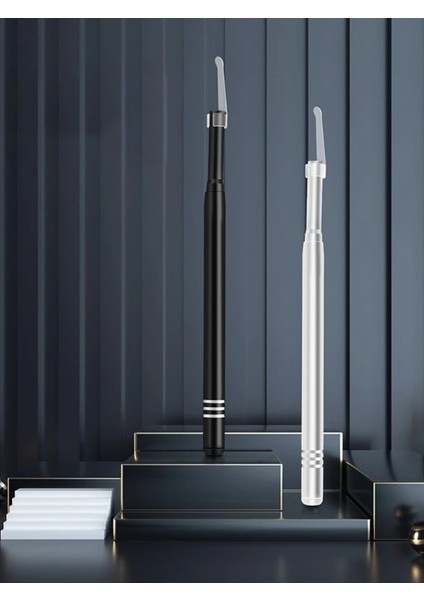 Gümüş 5.5mm 6 LED Kulak Temizleyici Balmumu Temizleme Aracı Kulak Temizleme Endoskop Earpick Kamera Otoskop Android Için Kablosuz Ağız Muayene (Yurt Dışından) indirimleri