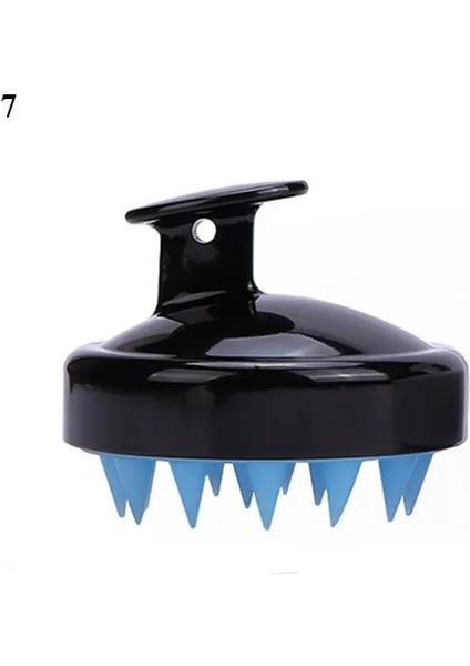 Stil 7 Yeni Silikon Saç Şampuanı Fırçası Saç Derisi Baş Masajı Saç Temiz Saç Yıkama Tarak Banyo Masajı Saç Duş Fırçası Sağlık Aracı (Yurt Dışından)