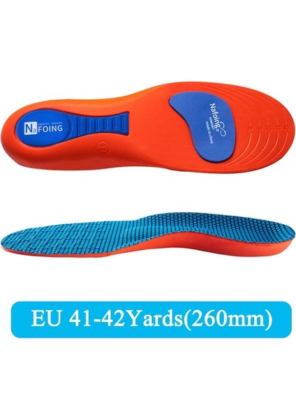 Ab 41-42YARDS (260MM) Ayakkabı Için Yeni Spor Esnekliği Tabanlık Taban Teknolojisi Şok Emilimi Ayaklar Için Nefes Alabilir Koşu Tabanlığı Ortopedik Tabanlık (Yurt Dışından)