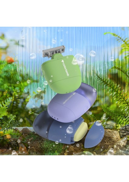 Mor Colorlamb Taşınabilir Tıraş Tıraş Berber Mini Tarzı Güvenlik Bıçak ile El Yapımı Cilt Bakım Sabunu Vücut Epilasyon Için (Yurt Dışından) modelleri