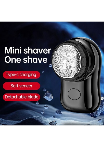 Mavi Mini USB Tıraş Makinesi Taşınabilir Elektrikli Jilet Kadınlar Için USB Şarj Edilebilir Elektrikli Tıraş Makinesi Açık Cep Boyutu Islak Kuru Elektrikli Tıraş Makinesi (Yurt Dışından)