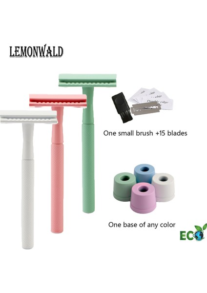 Beyaz Jilet Lemonwald Erkek Tıraş Makinesi Çift Kenarlı Emniyetli Jilet Kaliteli Jilet 5 Bıçaklı Islak Tıraş, Aşıklar Için En Iyi Hediye (Yurt Dışından)