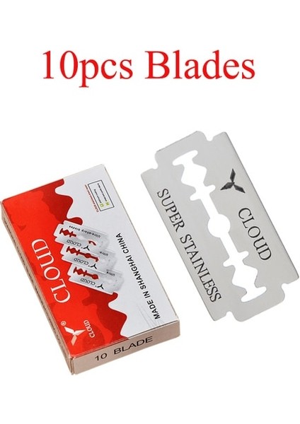 C0011A-01 Meisha 10/20/50 Adet Çift Kenarlı Tıraş Bıçağı Paslanmaz Çelik Tıraş Bıçağı Erkekler Tıraş Bıçağı Tıraş Makinesi Tıraş Bıçağı Tıraş Aracı C0011A (Yurt Dışından)