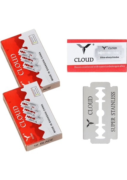 C0011A-01 Meisha 10/20/50 Adet Çift Kenarlı Tıraş Bıçağı Paslanmaz Çelik Tıraş Bıçağı Erkekler Tıraş Bıçağı Tıraş Makinesi Tıraş Bıçağı Tıraş Aracı C0011A (Yurt Dışından) fiyatları