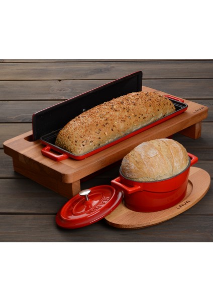 Döküm Ekmek Tenceresi / Terrine Serisi. Ölçü 11x29cm. indirimleri