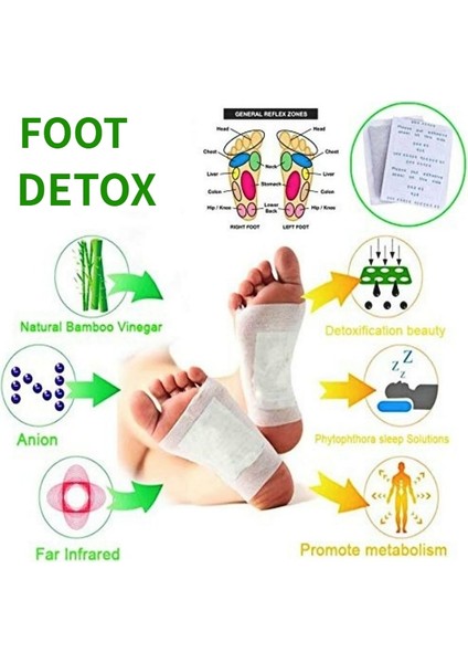 20 Adet Kinoki Detoks Ayak Pedleri 10-200 Adet Orijinal Temizleme Ayak Yama Sağlık Vücut Rölyef Çıkartmalar Ayak Masajı Uyku Pedi Dropshiping (Yurt Dışından)