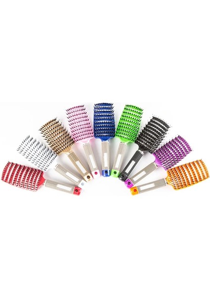Pembe Tüysüz Sihirli Saç Fırçası Brosse Cepillo Contra Klit Kadın Kadın Saç Derisine Masaj Tarak Kıl ve Naylon Popbrush Saç Fırçası Dolaşık Açıcı (Yurt Dışından) fiyatları