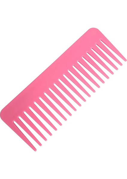 Gül Kırmızı Yeni Kulpsuz Dikdörtgen Geniş Diş Tarak Çok Renkli Basit Ev Plastik Tarak Taşınabilir Kuaförlük Şekillendirici Araçları (Yurt Dışından) fırsatları