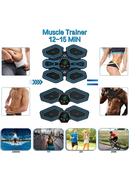 Turuncu 2 Ems Eğitmen Toner Karın Kas Stimülasyonu Elektrikli Karın Kas Stimülatörü Abs Fitness Ekipmanları Kol Bacak Sırt Masajı (Yurt Dışından) indirimleri