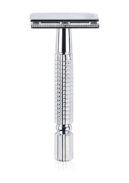 Tip 3 Çift Kenarlı Jilet Islak Tıraş Erkekler Kadınlar Için Klasik Paslanmaz Seyahat Metal Çelik Saplı Güvenlik Çift Kenarlı Tıraş Makinesi Yüz Jilet (Yurt Dışından)