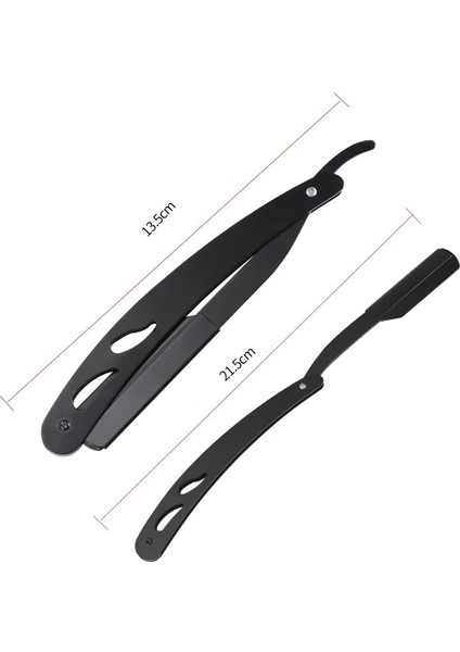 Beyaz Erkekler Tıraş Berber Aletleri Saç Jilet ve Bıçakları Antik Siyah Katlanır Tıraş Bıçağı Paslanmaz Çelik Düz Jilet Tutucu (Yurt Dışından) fırsatları