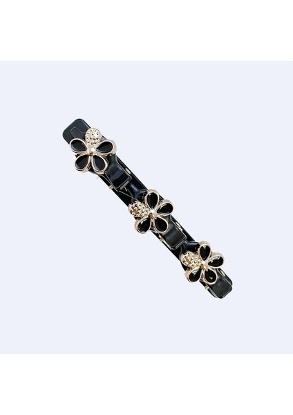 Style4 1 Adet 1-2 Adet Akrilik El Yapımı Inciler Saç Klipleri Pin 9cm Kadınlar Için Siyah Çiçekler Geometrik Yan Tokalarım Ördek Gagası Klip Şekillendirici Aracı (Yurt Dışından)