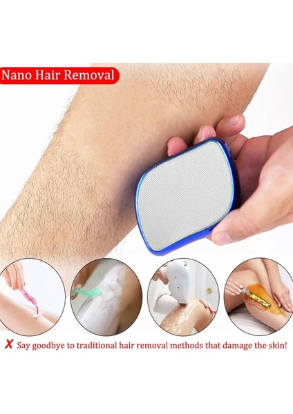 02 Yeni Ağrısız Güvenli Nano Kristal Epilatör Fiziksel Saç Epilatör Vücut Güzellik Peeling Epilasyon Aracı Ev Epilasyon Silgi (Yurt Dışından) modelleri